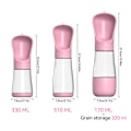 Miniatyrbillede 2 af 10: Hundevandflaske Drikkeskål til kæledyr GRØN 330ML 330ML green 330ML-330ML