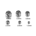 Miniatyrbillede 2 af 10: 360 stk Stopper Afstandsperler Endeperle 360 STK 2,5MM 360STK 2,5MM 360pcs 2.5mm