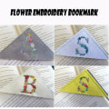 Miniatyrbilde 3 av 7: Broderibokmerker Blomsterhjørnebokmerke 1 1 1