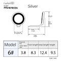 Miniatyrbilde 1 av 10: Fiskestang Ring Eye Guide fiskeguide 6 6 6
