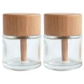 Miniatyrbild 1 av 9: 2 Styck Tom Glas Diffuser Flaska Diffuser Flaskor Vas Aroma