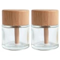 Miniatyrbilde 1 av 9: 2 Stk Tom Glass Diffuser Flaske Diffuser Flasker Vase Aroma
