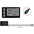 Miniatyrbillede 5 af 7: E-cykel LCD Display Scooter Elektrisk Cykel Måler MTB Speedometer
