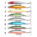 Miniatyrbillede 6 af 8: 3 stk Synkende Minnow Wobblere Fiskelokker 5 5 5