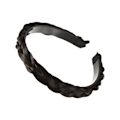 Pikkukuva 5 / 9: Hiusvanne Fishbone Braid MUSTA black