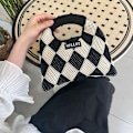 Pikkukuva 4 / 10: Kudottu laukku Crossbody Laukku PUNAINEN red