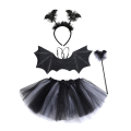 Miniatyrbillede 8 af 10: Bat Wings Sæt Halloween Cosplay Kostume 1 FLAGERMUSVINGE 1 FLAGERMUSVINGE 1 Bat wing