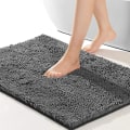 Miniatyrbild 1 av 10: Badrumsmatta Rektangulär Badmatta MÖRKGRÅ Dark Grey