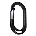 Miniatyrbillede 5 af 10: 2 stk Fjederspænder U-formet Ring SORT Black