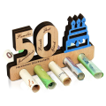 Miniatyrbillede 4 af 10: 20 års fødselsdagsgaver pengegave 60TH 60TH 60th