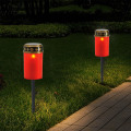 Miniatyrbillede 10 af 10: Solar Grave Light Plæne Light RØD STYLE-2 STYLE-2 Red Style-2-Style-2