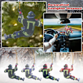 Miniatyrbillede 5 af 9: 2 stk Firefighter Pendant Bil Pendant nøglering C C C