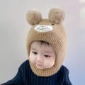 Miniatyrbillede 6 af 10: Baby Strikket Hue Beanie Hue GUL yellow