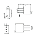 Miniatyrbild 3 av 10: 50st trimmerpotentiometer 3296W 50st 100K 50st 100K 50pcs 100K
