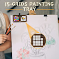 Miniatyrbild 9 av 10: Färgblandningslåda Svart valnöt Tom Box Palett FÄRG 1 FÄRG 1 Color 1