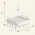 Miniatyrbild 3 av 10: Klädställ Plasthängare GRÅ RECTANGLE RECTANGLE gray rectangle-rectangle