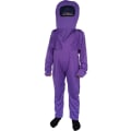 Miniatyrbillede 5 af 8: Børne Cosplay Among Us Kostumer Fest Fancy Dress Sæt purple L