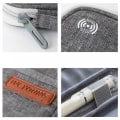 Miniatyrbillede 6 af 6: RFID læder pastaske pasholder SORT black