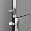 Miniatyrbilde 8 av 10: Kjøleskap Lås Skapspenne HVIT 2STK 2STK White 2PCS-2PCS