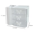 Miniatyrbillede 3 af 10: Desktop Opbevaring Case Diverse Opbevaringsboks HVID White