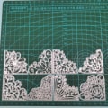 Miniatyrbillede 2 af 4: 8 Stk Blomster Die Cuts Corner Die Cuts Lace Die Cuts