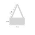 Miniatyrbillede 2 af 10: Vævet taske Crossbody taske SORT black