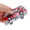 Miniatyrbild 9 av 9: Dubbeldäckare bussleksaksmodell Pull Back-leksaker GRÖN Green