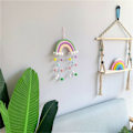 Miniatyrbillede 5 af 10: Rainbow Clouds Vægophængning af gobelin 2 2 2