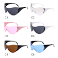 Miniatyrbillede 2 af 10: Y2K Solbriller Wrap Around Shades C5 C5 C5