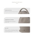 Miniatyrbillede 3 af 10: 2STK Menstruationskop Træk Ring Menstruationskop ROSE RED Rose Red