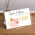 Pikkukuva 2 / 7: Avaa, kun kirjekuoret Piggy Open Envelopes Kit Kirjekuoren koristelu