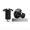 Miniatyrbillede 1 af 10: 2 STK Motorcykelstyr End Håndgreb Cap SORT black