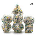 Pikkukuva 1 / 10: 7 kpl/ set nestemäiset noppasarjat set nopat 09 09 09