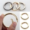 Miniatyrbillede 3 af 8: 5 stk Fjeder O-Ring Spænder Karabinhage SORT 16MM Black 16mm