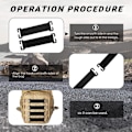 Pikkukuva 4 / 10: Molle Patches kiinnityskoukku KHAKI STYLE 1 STYLE 1 Khaki Style 1-Style 1