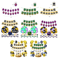 Miniatyrbillede 7 af 10: 1 sæt Eid Mubarak Banner Bunting Latex Ballon C C