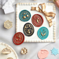 Pikkukuva 7 / 9: 2 kpl Wax Seal Seal -leimasinpää SNOWFLAKE SNOWFLAKE Snowflake