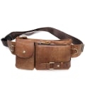 Miniatyrbild 1 av 10: Äkta läder Fanny Pack 04 04 04