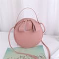 Skuldertaske Dame Rund Taske PINK pink