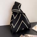 Strik Håndtaske Tote Bag SORT black