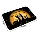 Miniatyrbillede 2 af 10: Halloween Dørmåtte Græskar Dørmåtte STYLE 8 STYLE 8 Style 8