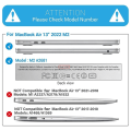 Miniatyrbilde 2 av 10: Laptopveske M2 A2681 TRANSPARENT-SORT TRANSPARENT-SORT