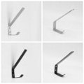 Miniatyrbillede 7 af 9: Hjelmstativ Hatteholder SORT Black