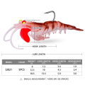 Miniatyrbillede 2 af 10: 2 stk Minnow Fishing Lure Rejelokkemad 13,5 CM 19GB B 13.5 CM 19GB