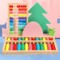 Pikkukuva 3 / 9: Puinen Abacus-laskentahelmi C C C