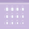 Miniatyrbild 2 av 10: 24st False Nails Short Square W370 W370 W370