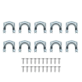 Miniatyrbillede 1 af 10: 5/10 stk Garage Opbevaringskroge Skur Værktøj Tidy Hanger 10 STK 10 STK 10pcs