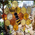 Pikkukuva 8 / 8: Honeycomb riippuva koriste sarjakuva Bee 5 5 5