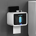 Miniatyrbillede 1 af 10: Toiletpapirholder Opbevaringsstativ HVID ENKELT LAG ENKELT LAG White Single Layer-Single Layer