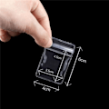 Miniatyrbillede 1 af 10: 100 stk./parti Zip Lock Bag Selvforsegling opbevaringsposer 4X6CM 4x6cm